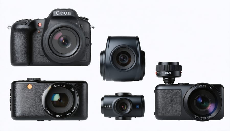 Comparison of popular entry-level 360-degree cameras including Insta360 and GoPro models