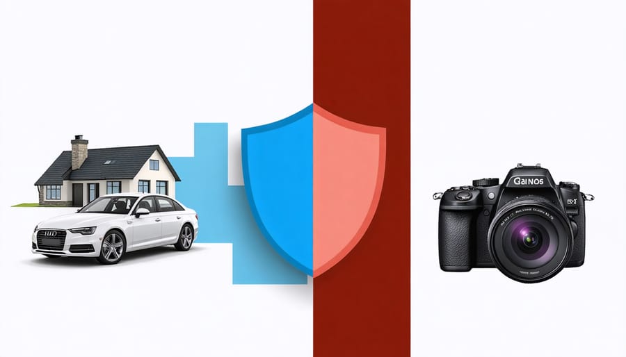Visual representation of LLC liability protection separating personal and business assets