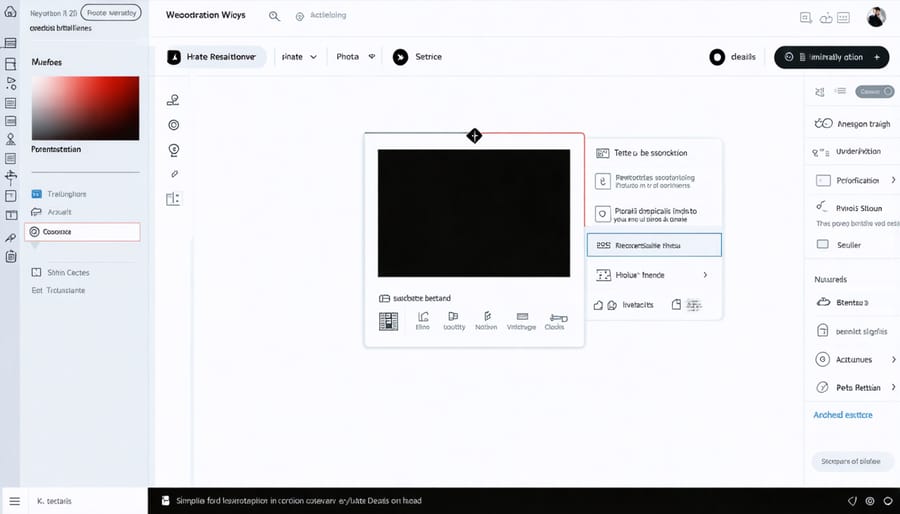 Screenshot of professional photo restoration software interface with restoration tools and workflow visible