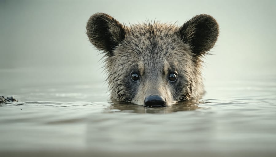 Photographer facing moral choice while documenting an injured wild animal
