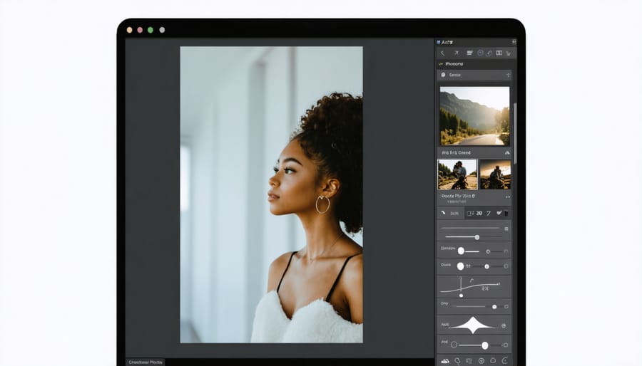 Step-by-step mobile photo editing demonstration using popular editing apps