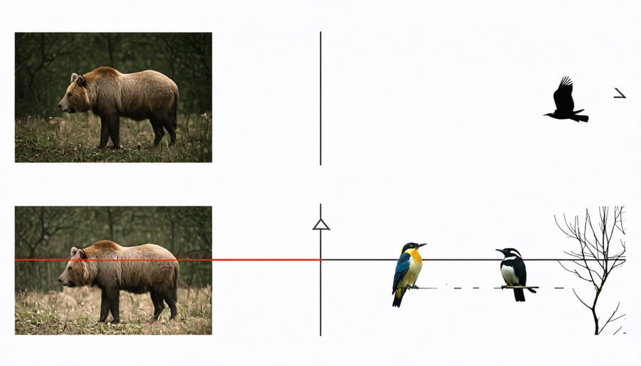 Side-by-side comparison of a natural wildlife photograph and its heavily edited counterpart