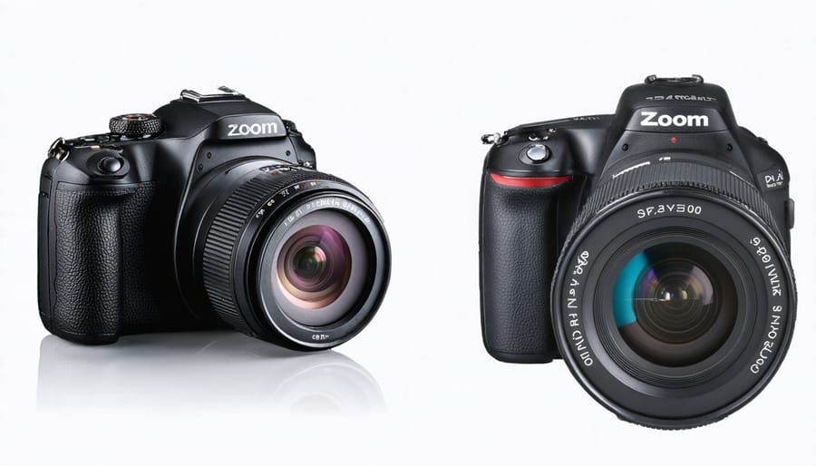 Comparison photos demonstrating the quality differences between prime and zoom lenses