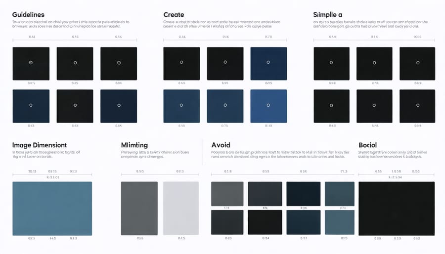 Comparison chart of image size requirements for Instagram, Facebook, Pinterest, and LinkedIn