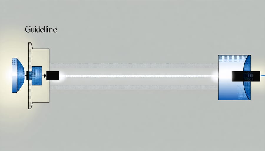 Technical illustration of light rays passing through a speed booster adapter's optical elements