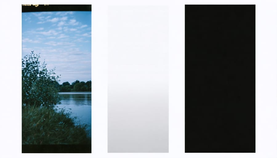 Multiple versions of the same image with varying white balance temperatures and tints
