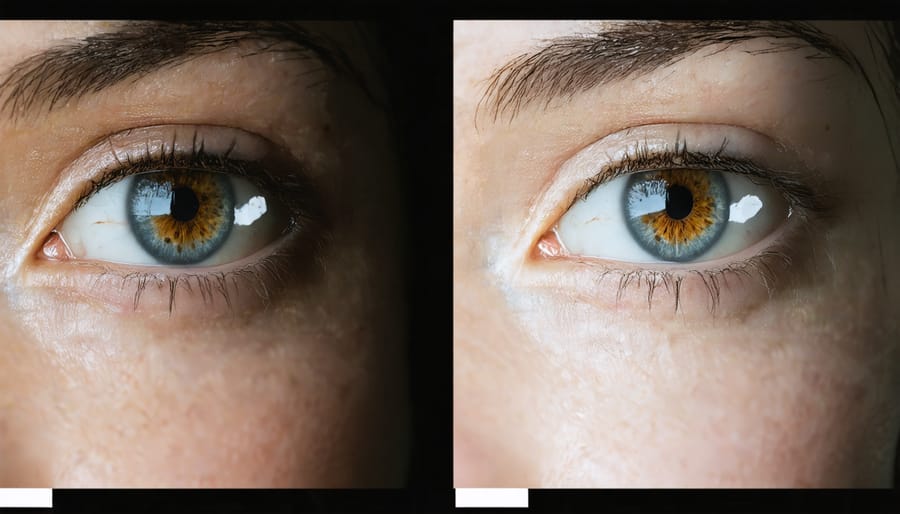 Comparison of ZV-E10 images showing noise levels at ISO 800, 3200, and 6400