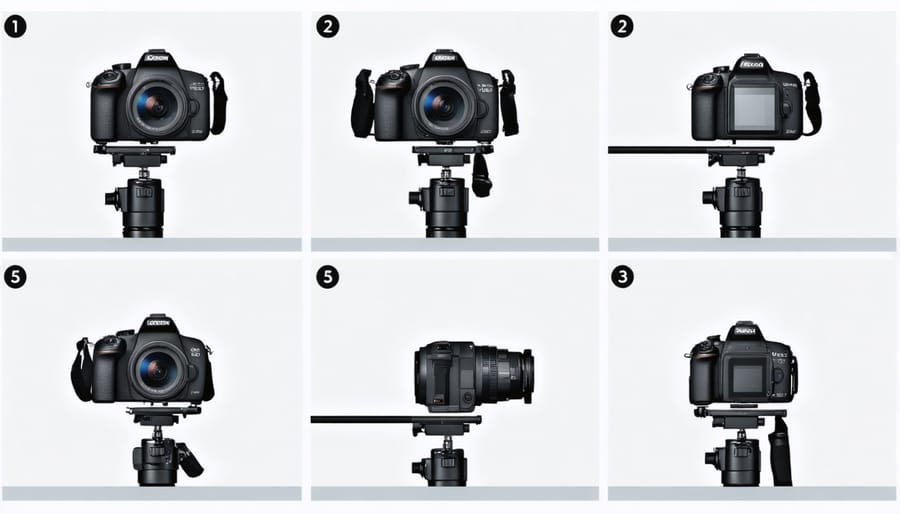 Illustrated guide demonstrating proper smartphone positioning and movement for 3D photo capture