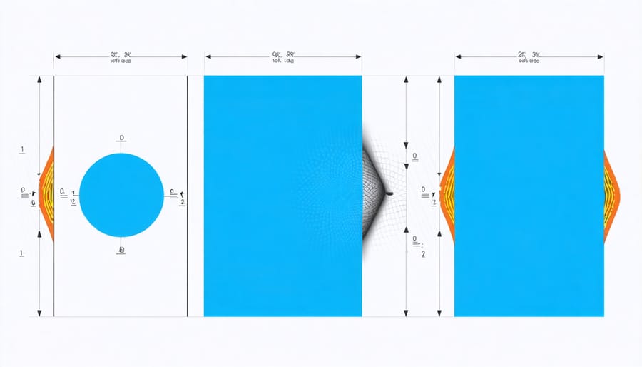Step-by-step visualization of AI background replacement in a portrait photo