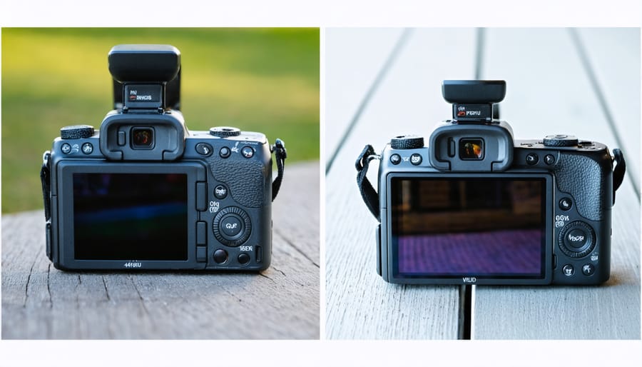 Side-by-side comparison of internal and external GPS camera systems
