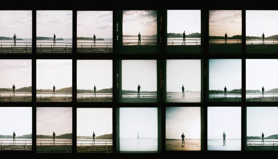 Collection of photographs taken during a virtual group shoot, showcasing different interpretations of the same theme