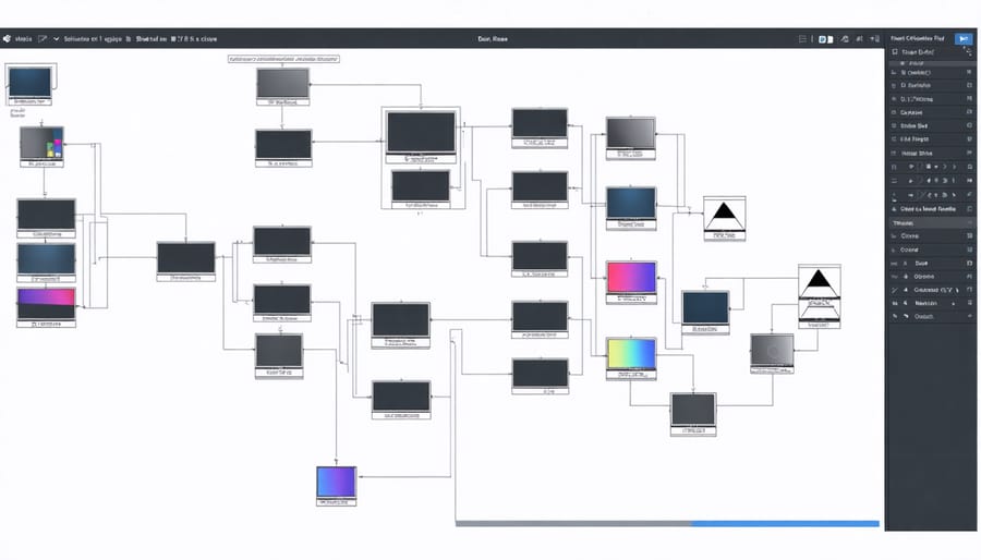 DaVinci Resolve interface showing node configuration for scinetone color grading workflow
