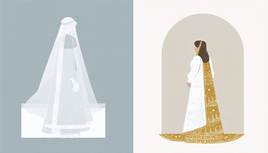 Before and after comparison showing appropriate vs inappropriate post-processing of ceremonial photos