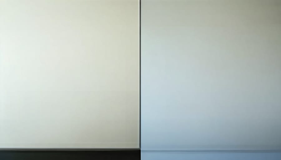 Side-by-side comparison of photos taken with and without image stabilization