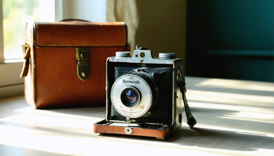 First Kodak Brownie box camera that popularized amateur photography