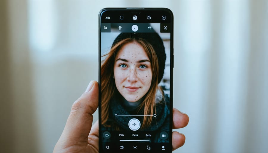 Demonstration of depth-sensing photography on a smartphone with real-time depth mapping