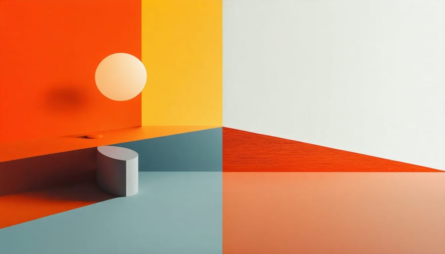 Side-by-side comparison of symmetrical and asymmetrical composition techniques