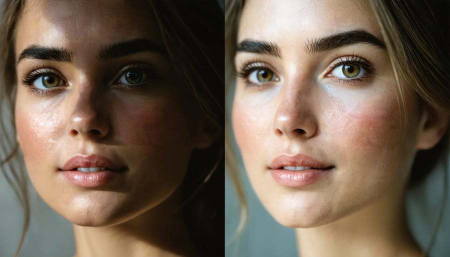 Comparison of portrait bokeh effects between 1-inch and APS-C sensors