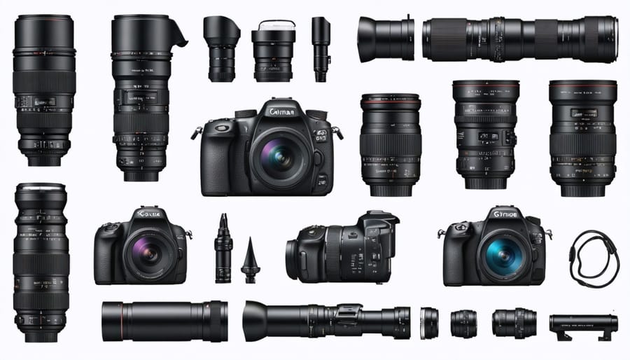 Well-documented photography equipment inventory showing proper documentation practices