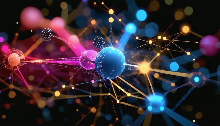 Conceptual illustration of AI design tools integration with creative processes