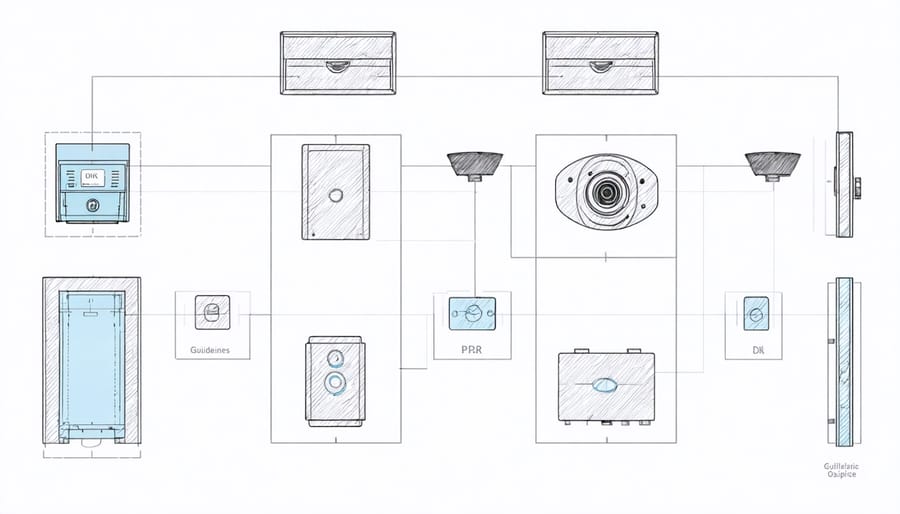 Infographic illustrating different types of motion sensors used in action cameras