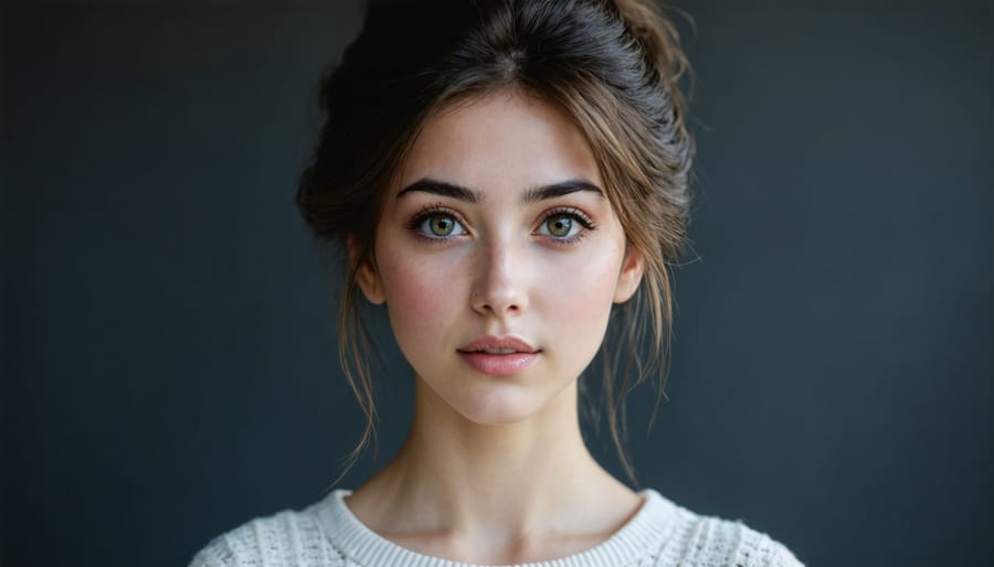 Portrait with professional-looking background blur and subject separation