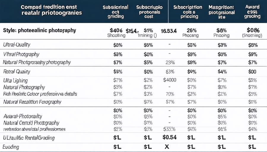 Person comparing camera rental and subscription options on laptop and smartphone