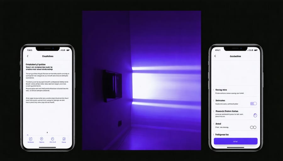 FLIR mobile application interface showing thermal image analysis tools and controls