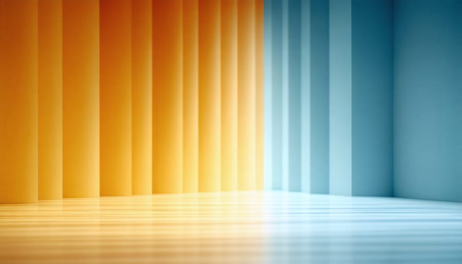 Close-up view of camera lens aperture blades showing circular opening mechanism