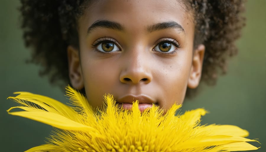 Notebook with ethical guidelines alongside camera equipment and press credentials on desk