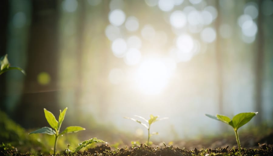 Photographer's hands holding camera with finger poised over shutter button