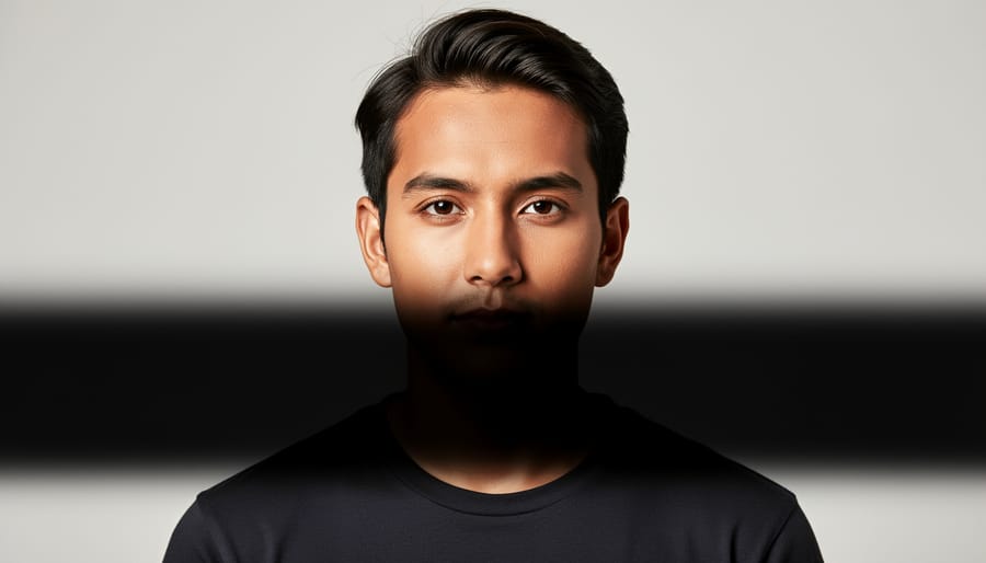 Camera LCD screen displaying a photograph with a black bar caused by exceeding flash sync speed