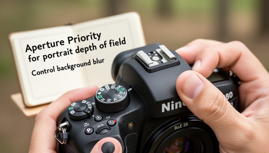 Portrait demonstrating shallow depth of field with blurred background bokeh